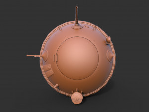 ball tank clean 3D 模型