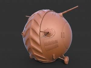 ball tank clean 3D 模型