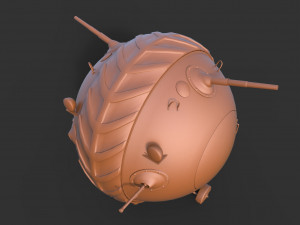 ball tank clean 3D 模型