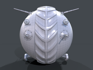 ball tank clean 3D 模型