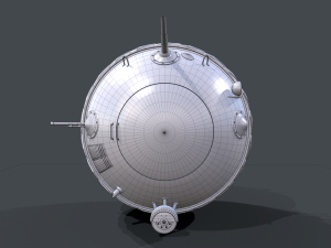 ball tank clean 3D 模型