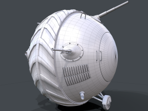 ball tank clean 3D 模型