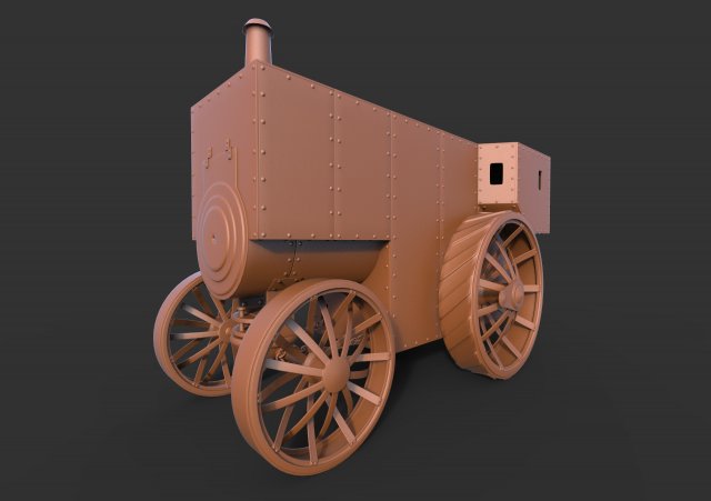 fowler b-5 clean 3D Модель .c4d .max .obj .3ds .fbx .stl .blend 