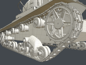 tank t-26 clean 3D 模型