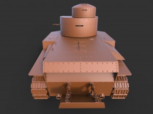 tank t-24 clean 3D Модель
