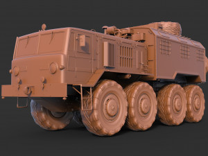 maz 537 kung clean 3D Model