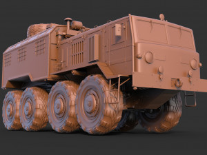 maz 537 kung clean 3D Model