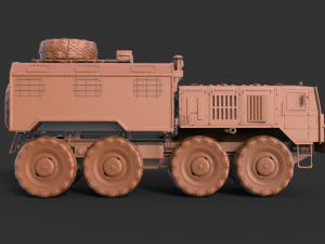 maz 537 kung clean 3D Model
