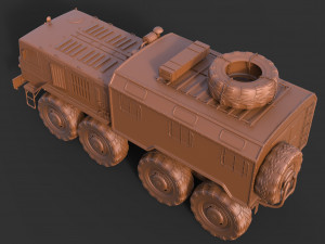maz 537 kung clean 3D Model