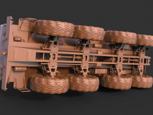 maz 537 kung clean 3D Model