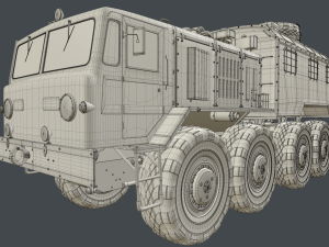 maz 537 kung clean 3D Model
