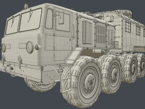maz 537 kung clean 3D Model
