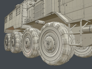 maz 537 kung clean 3D Model