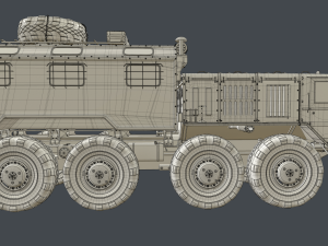 maz 537 kung clean 3D Model