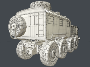 maz 537 kung clean 3D Model