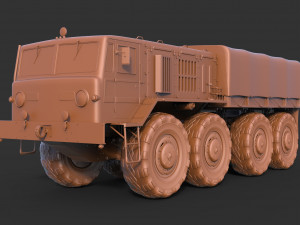 maz 535 clean 3D Model