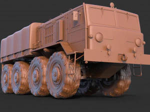 maz 535 clean 3D Model