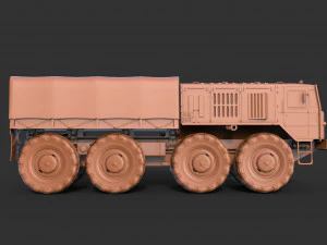 maz 535 clean 3D Model