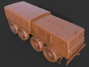 maz 535 clean Model 3D