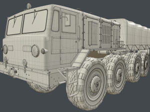 maz 535 clean Model 3D