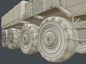 maz 535 clean Model 3D