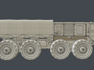 maz 535 clean 3D Model