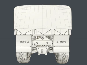 maz 535 clean 3D Model