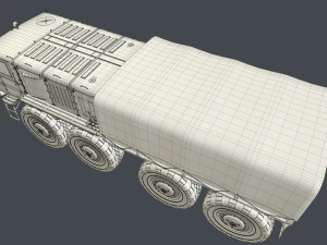 maz 535 clean 3D Model