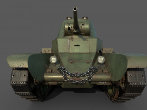 soviet tank bt-7 3D Модель