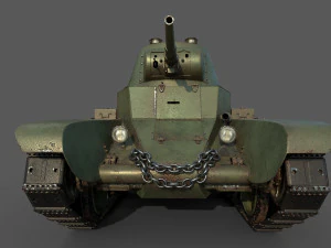 soviet tank bt-7 3D Model