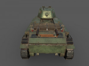 soviet tank bt-7 3D Модель