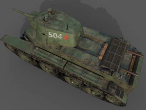 soviet tank bt-7 3D Model