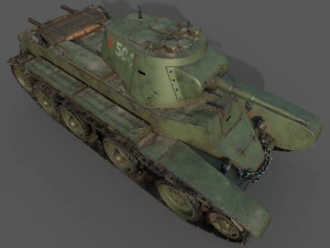 soviet tank bt-7 3D Model