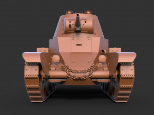 soviet tank bt-7 3D Модель