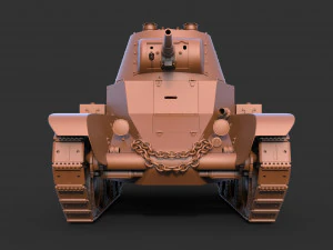 soviet tank bt-7 3D Model