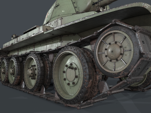 soviet tank bt-7 3D Модель