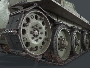 soviet tank bt-7 3D Модель