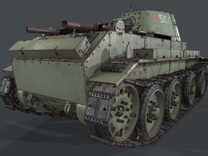 soviet tank bt-7 3D Модель