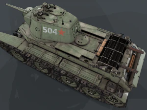 soviet tank bt-7 3D Model