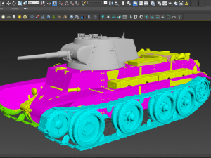 soviet tank bt-7 3D Модель