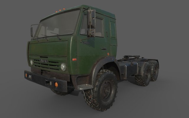 Kamaz 44100 3Dモデル .c4d .max .obj .3ds .fbx .stl .blend 