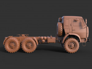 Kamaz 44100 3Dモデル