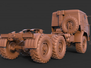 Kamaz 44100 3Dモデル
