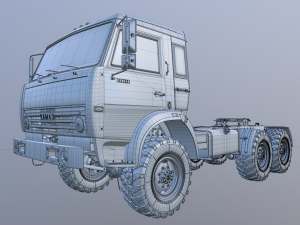 Kamaz 44100 3Dモデル