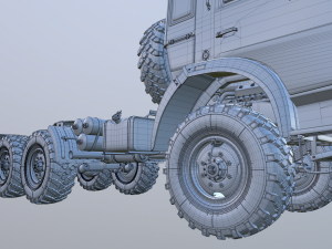Kamaz 44100 3Dモデル