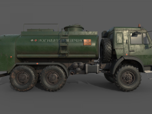 Kamaz ATZ 12 Tanker 3D 모델