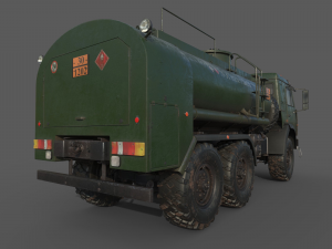 Kamaz ATZ 12 Tanker 3D 모델