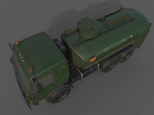 Kamaz ATZ 12 Tanker 3D 모델