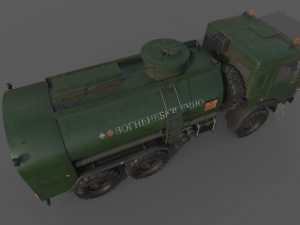 Kamaz ATZ 12 Tanker 3D 모델