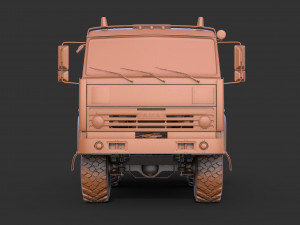 Kamaz ATZ 12 Tanker 3D 모델